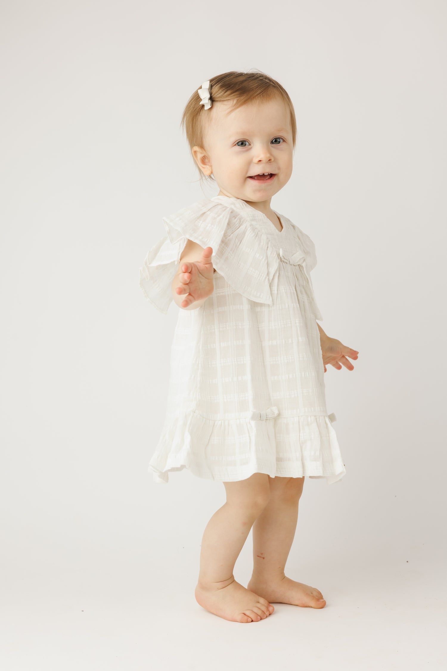 LINEN ECURN DRESS