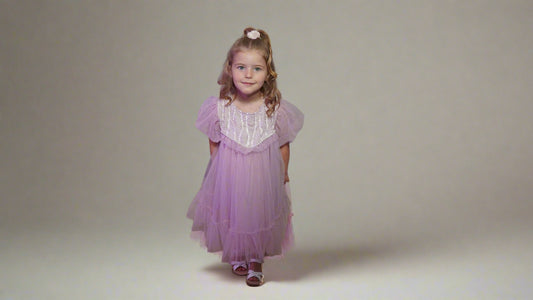 PUFF Sleeve Tulle Dress