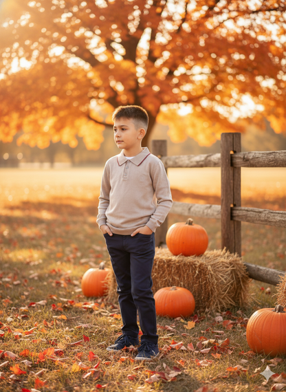 COTTON SWEATER & TROUSERS SET