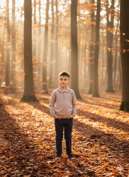 COTTON SWEATER & TROUSERS SET