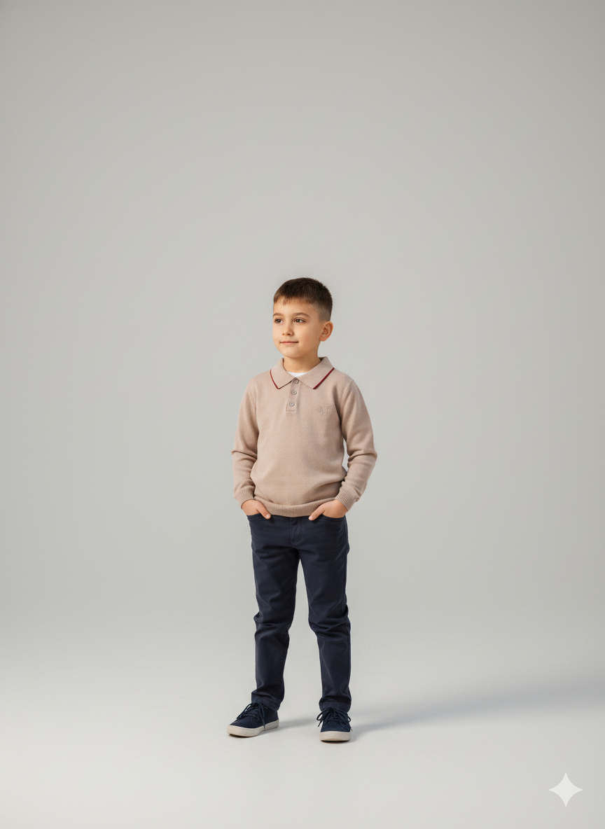 COTTON SWEATER & TROUSERS SET