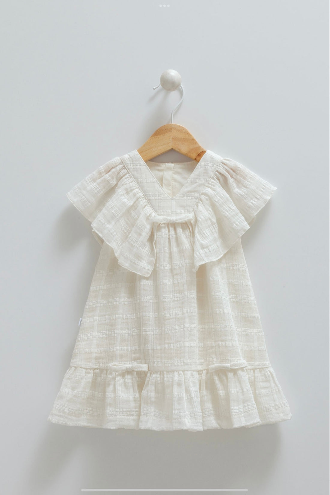 LINEN ECURN DRESS