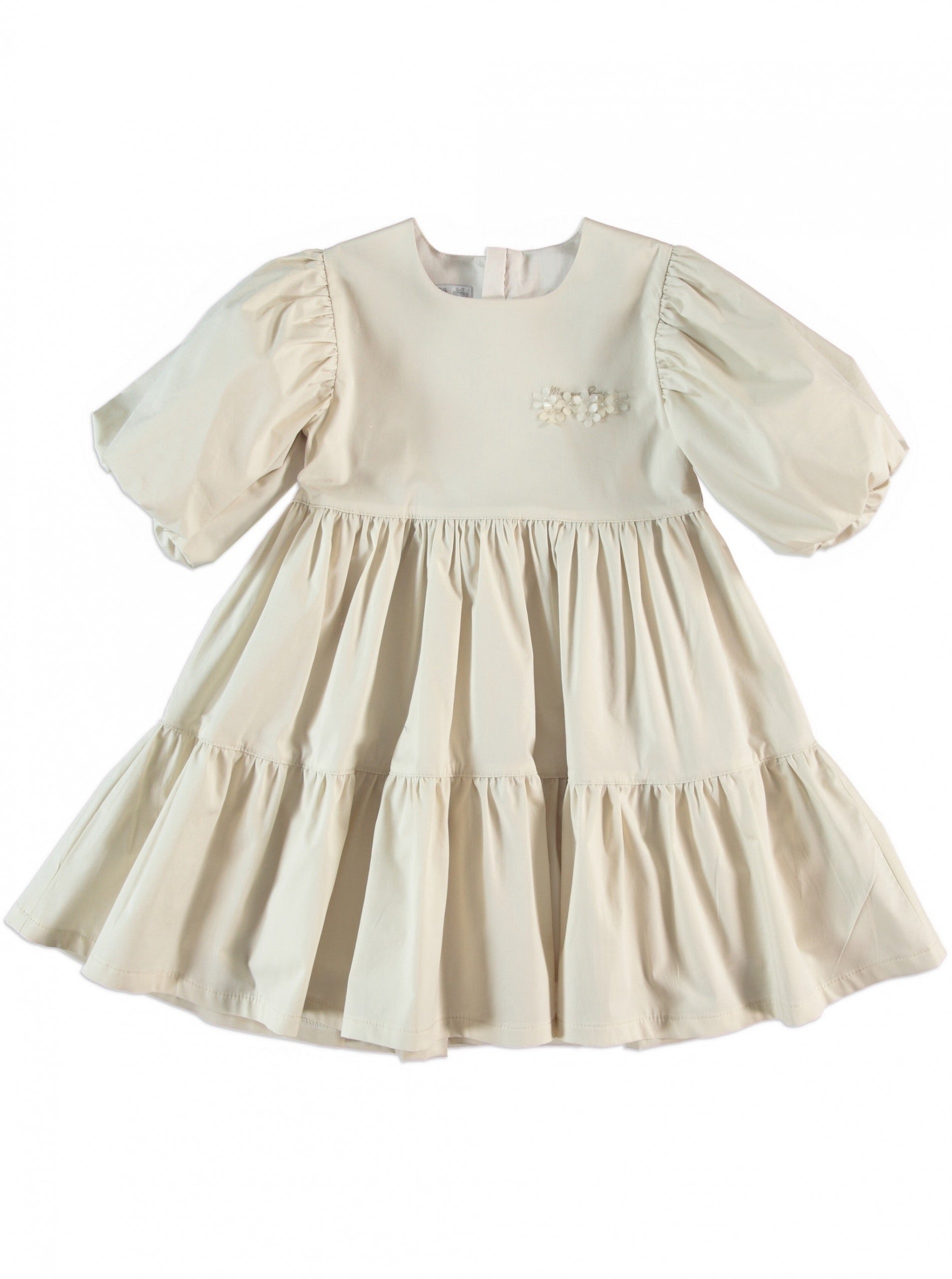 Cherished Girl Cream Petals Dress