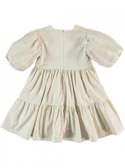 Cherished Girl Cream Petals Dress