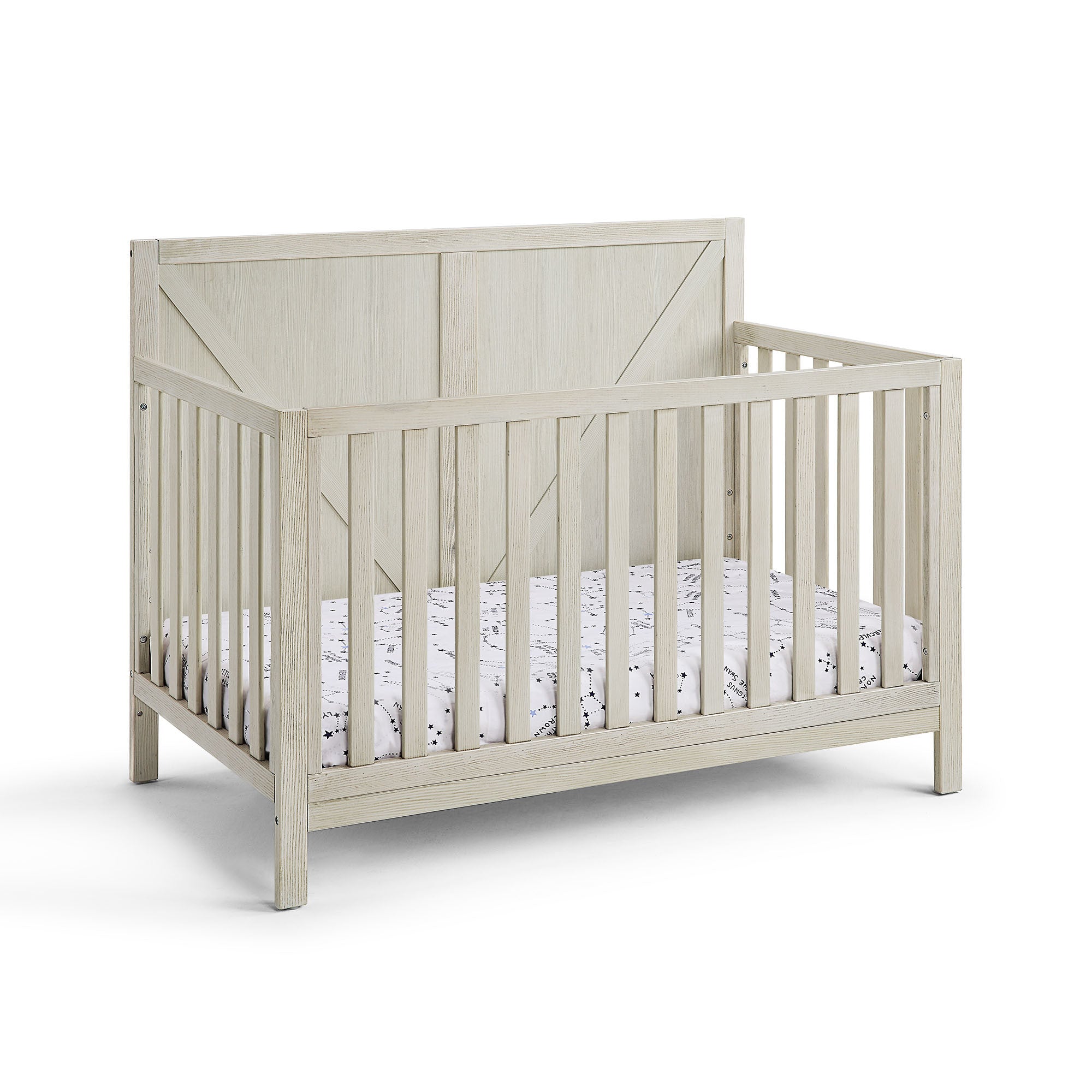 Barnside 4-in-1 Convertible Crib Washed Gray